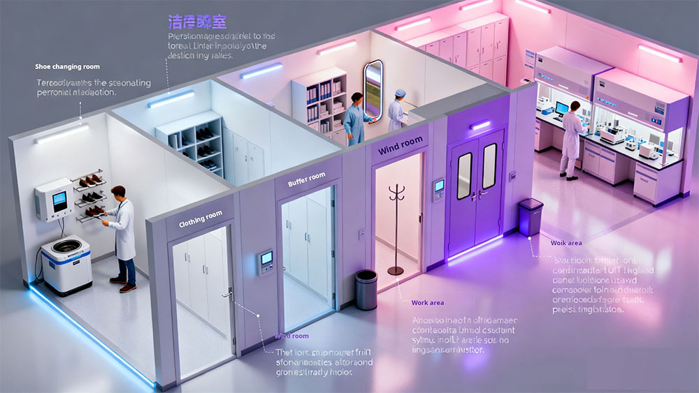 Cleanroom Personnel Flow Design: Contami