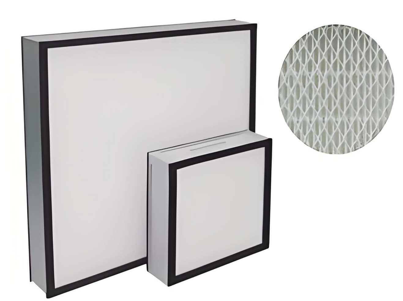 HEPA filter without partition