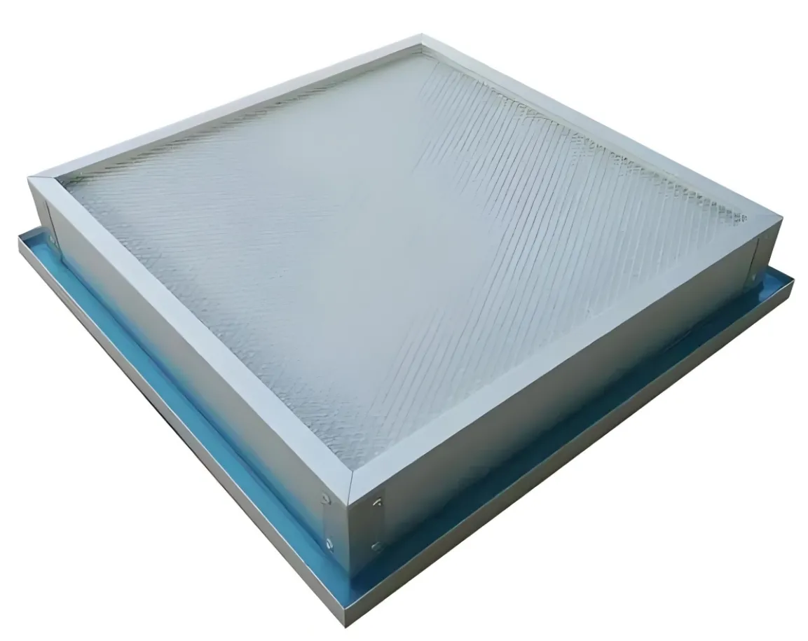 Tank type HEPA filter without partition