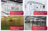 industries use modular clean rooms