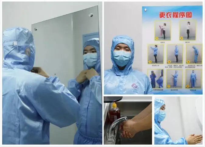 Personnel changing clothes in and out of the clean room4.jpg