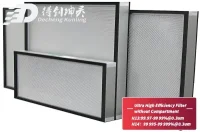 How often should the HEPA filter be replaced in a clean room?