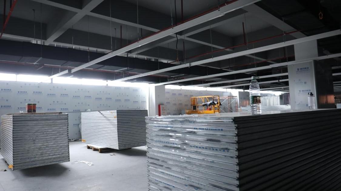 cleanroom wall panels install