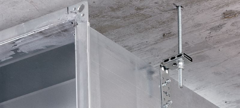 MVA-LC ventilation support - Standard fixings for support systems - Hilti  Finland