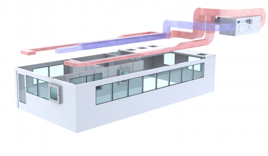 Clean Room Ventilation System - HVAC | Mecart Cleanrooms