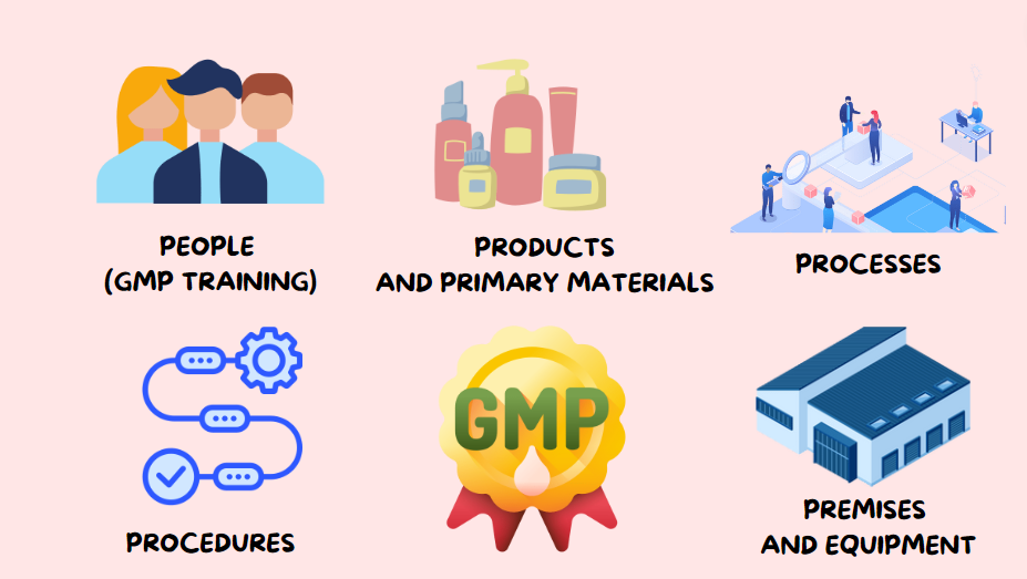 The Good Manufacturing Practices (GMPs) contents