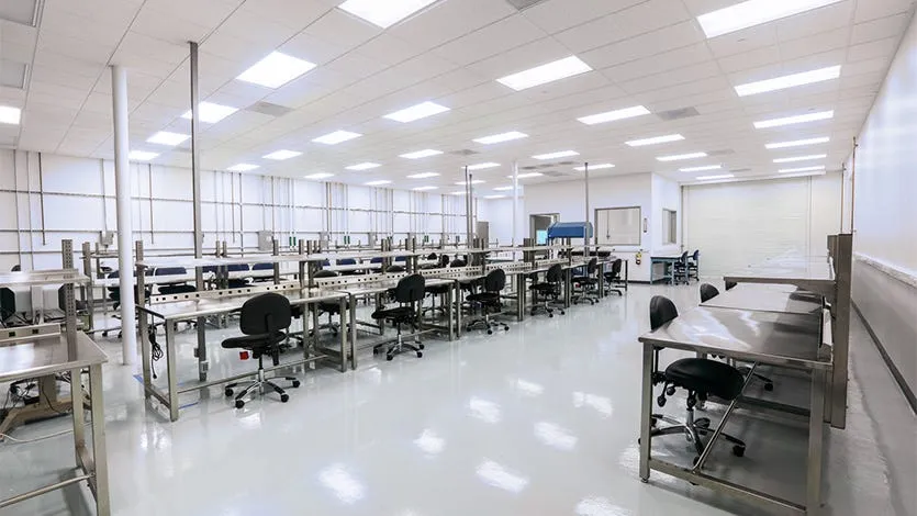 Class D clean room