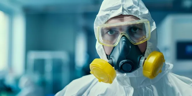 Worker in pharmaceutical clean room wearing protective gear for chemical production Concept Pharmaceutical Manufacturing Clean Room Protocol Chemical Production Worker Safety Protective Gear | Premium AI-generated image Worker in pharmaceutical clean room wearing protective gear for chemical production Concept Pharmaceutical Manufacturing Clean Room Protocol Chemical Production Worker Safety Protective Gear | Premium AI-generated image