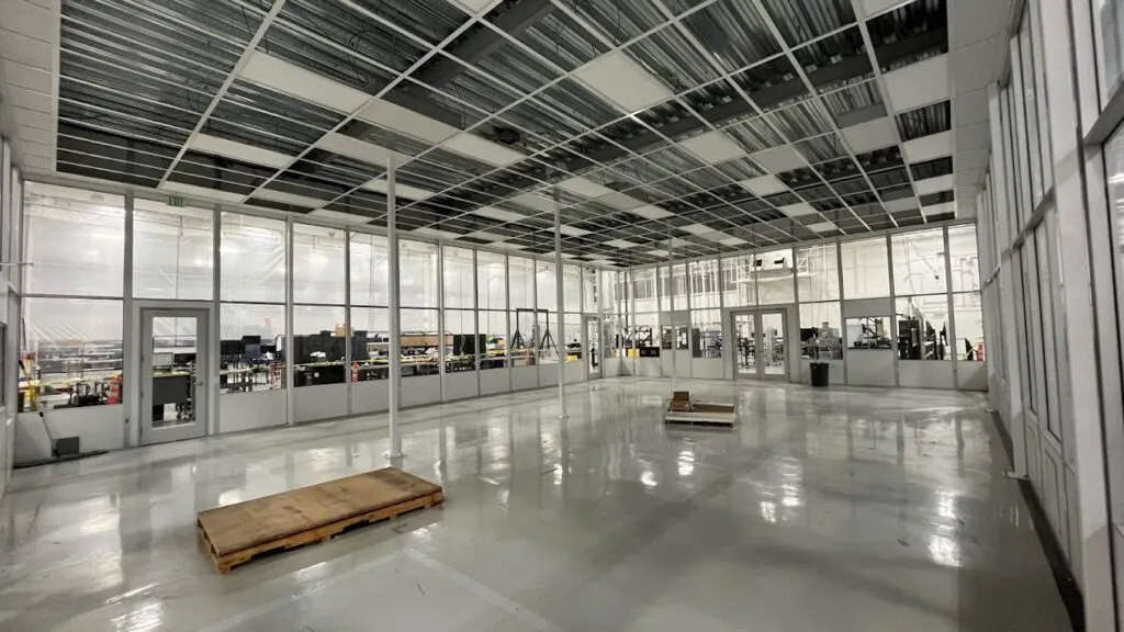 Construction of ISO 14644-4 cleanroom