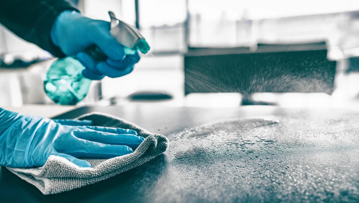 Surface cleanliness measurement image (Commercial Cleaning)