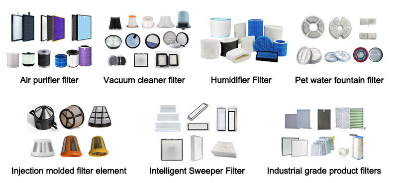 Customized Cooper smoke purifier air purifier high efficiency filter  element H11 H12 H13 H14 Hepa filter material | BestSuppliers.com