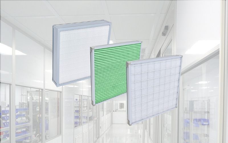 Pre Filter, Medium Filter And HEPA Filters Materials