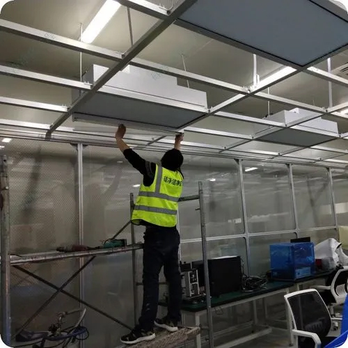 Clean room installation