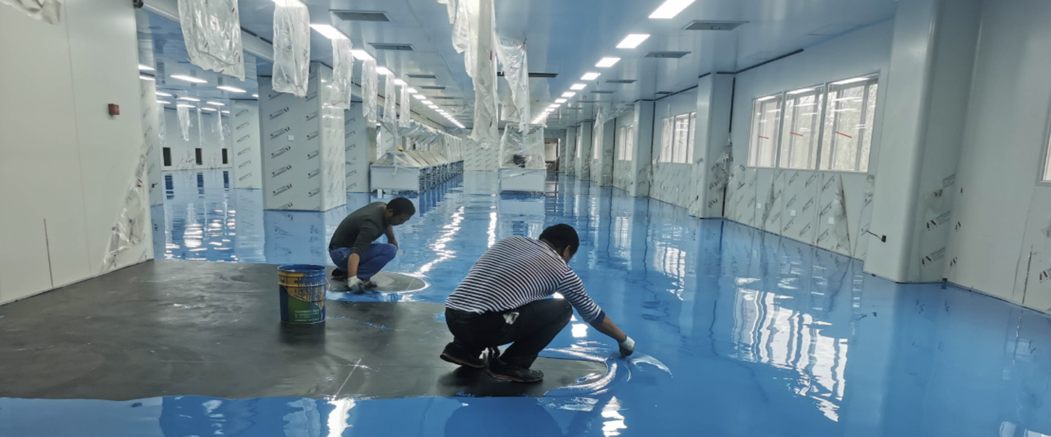cleanroom Floor paint construction.jpg