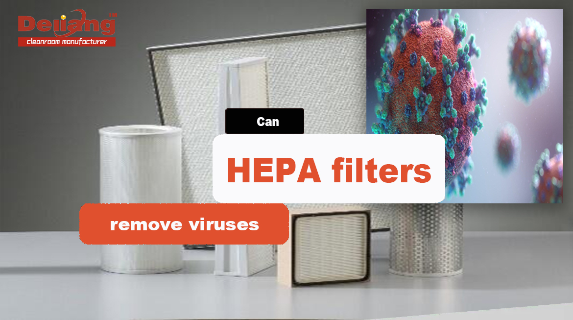 Can HEPA filters remove viruses?