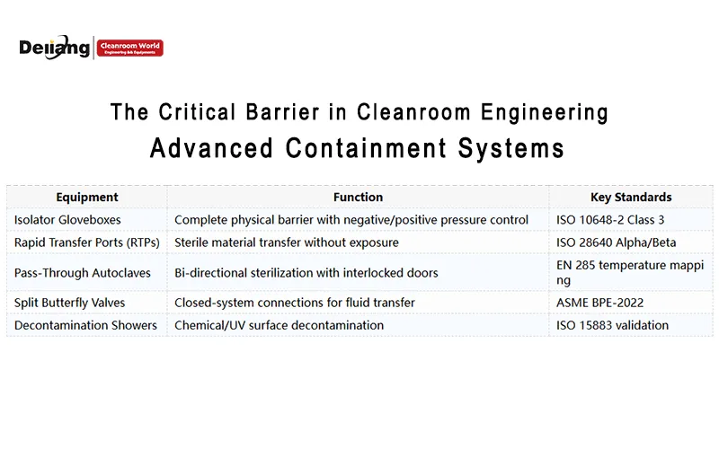 Advanced Containment Systems: The Critical Barrier in Cleanr