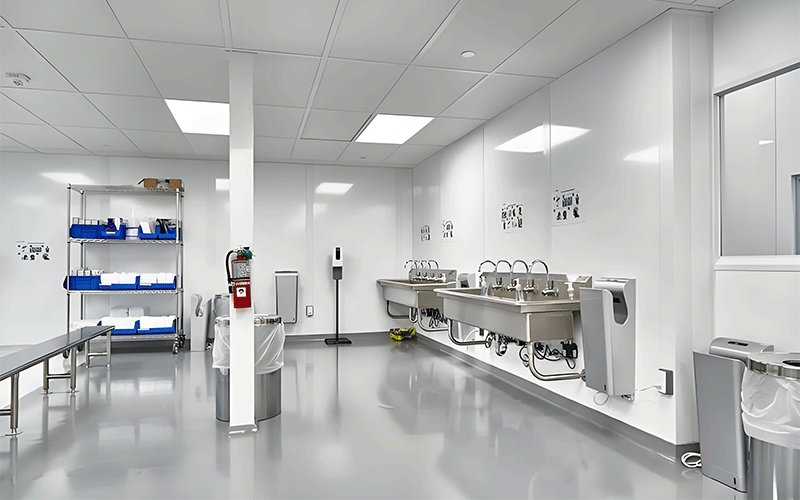 Cleanroom Personnel in Proper Gowning