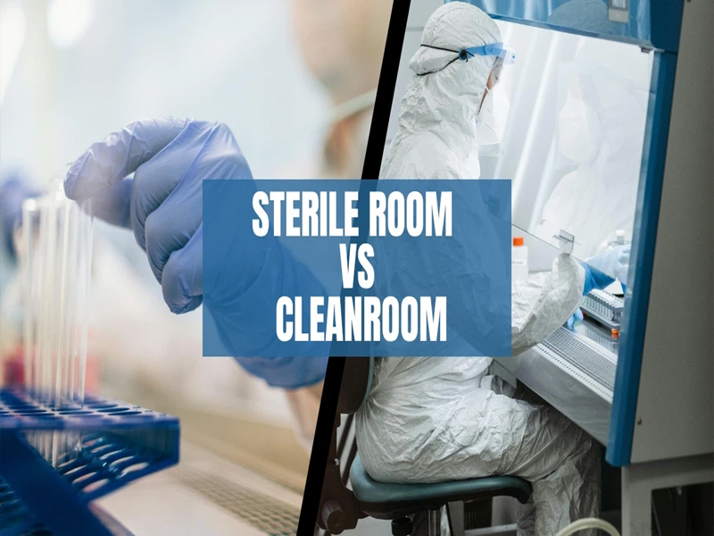 clean room vs sterile room