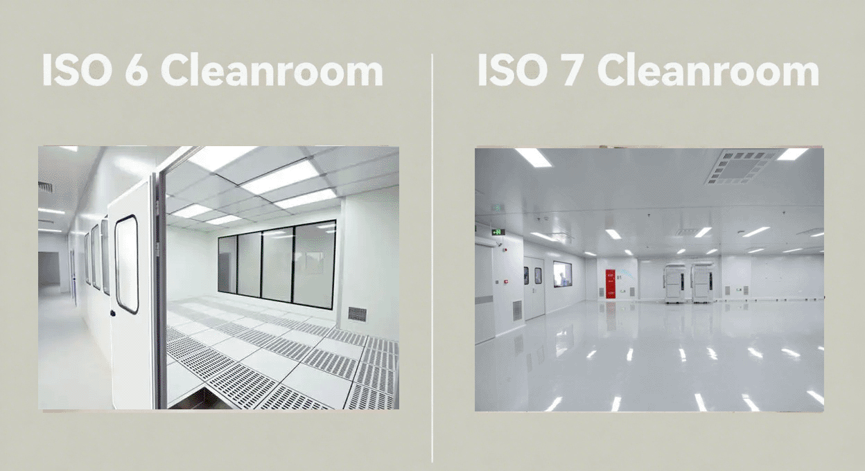 ISO 6 and ISO 7 cleanrooms