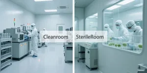 Cleanroom and Sterile Room Cleanroom and Sterile Room comparison