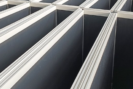 Double-layer return air wall panel