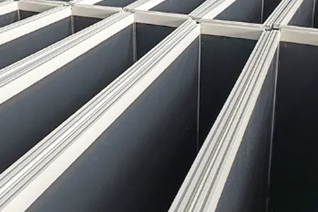Double-layer return air wall panel