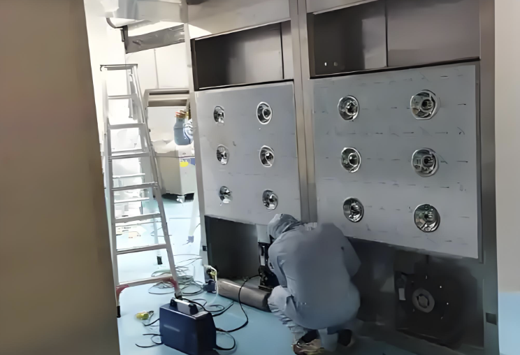 Air shower room maintenance and care