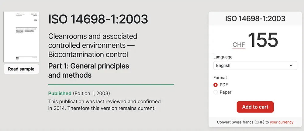 ISO 14698-1 ISO 14698-1