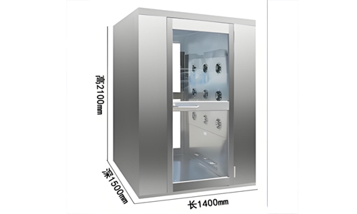 Double-door Air Showers