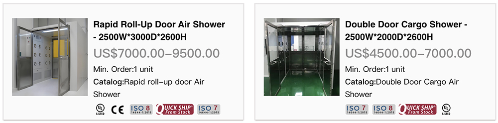 cargo air shower cost