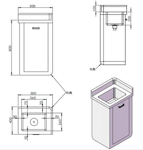 Cleanroom Sinks design