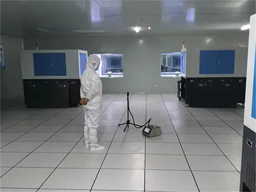 Example of clean room sampling points distribution Example of clean room sampling points distribution