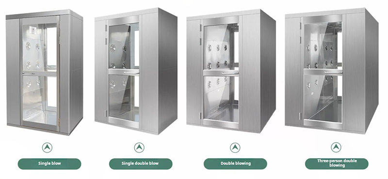Air shower room air flow type