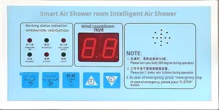 Air shower Control Panel