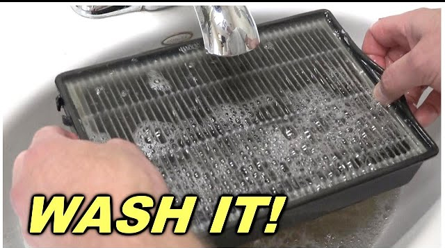 Air filter wash 