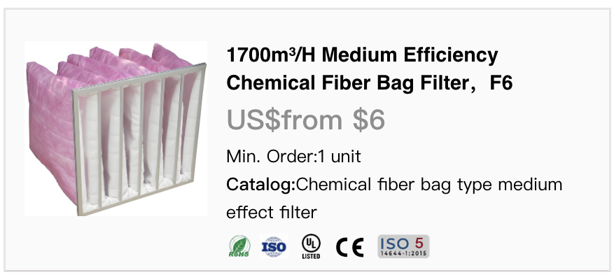 Chemical Fiber Bag Type Medium Effect Filter Price