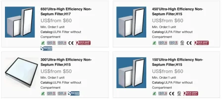HEPA filter type