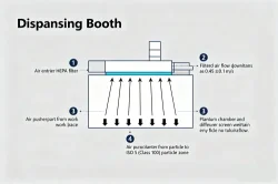 Dispansing Booth Laminar Downflow Dispansing Booth Laminar Downflow