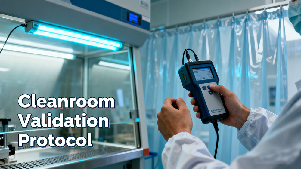 Modular Cleanroom Particle Count Testing