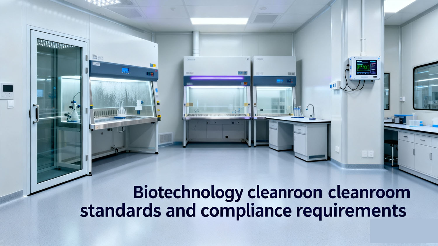 Biotechnology cleanroom standards and compliance requirements.jpg Biotechnology cleanroom standards and compliance requirements.jpg