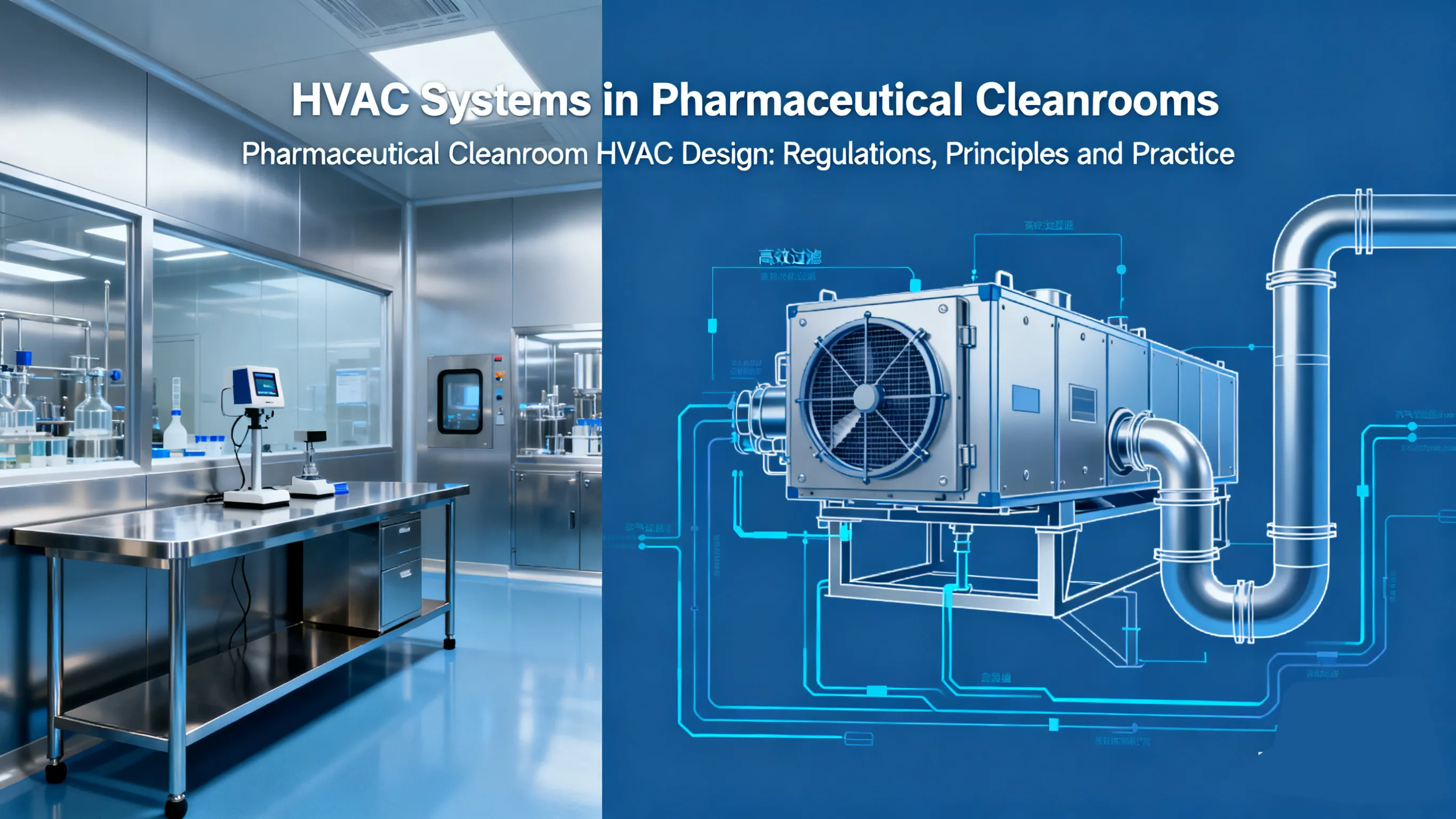 Pharmaceutical Cleanroom HVAC Design: Regulations, Principle