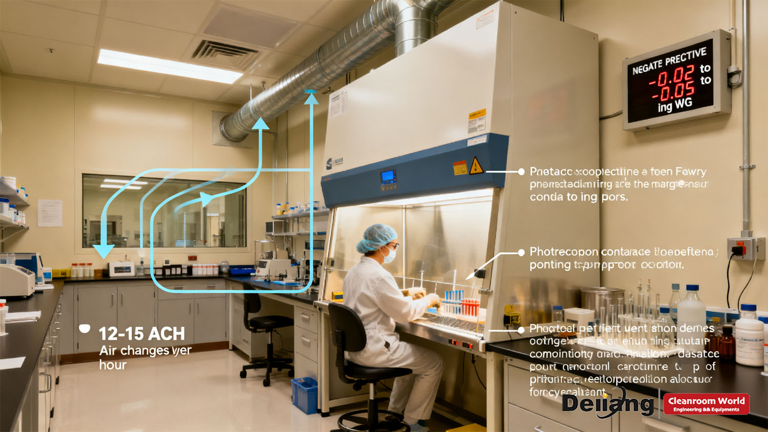 Negative pressure cleanroom showing containment airflow patterns.jpg Negative pressure cleanroom showing containment airflow patterns.jpg