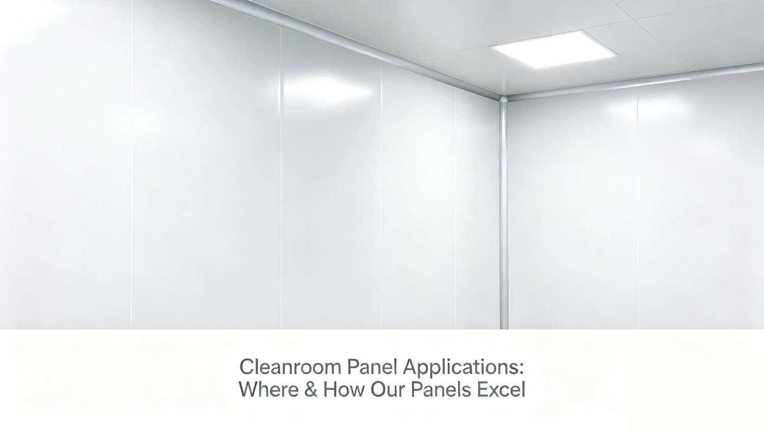 Cleanroom Panel Applications: Where &