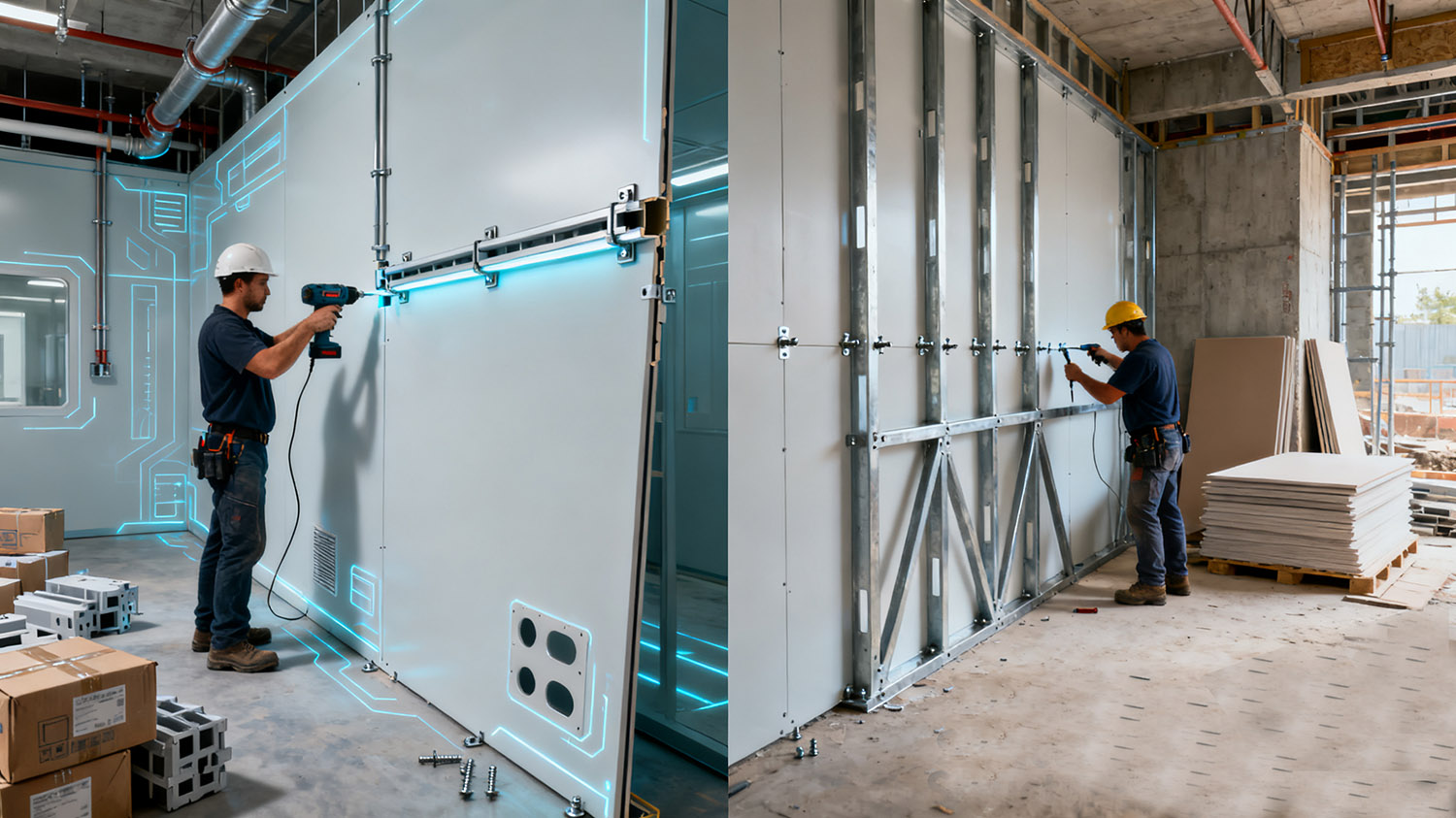 traditional cleanroom wall construction diagram showing layers.jpg