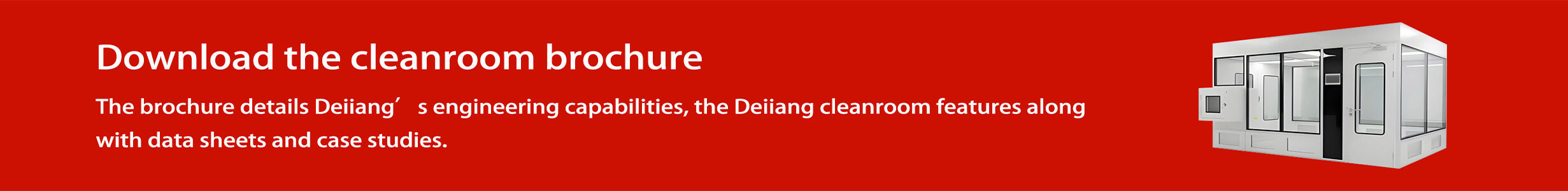 Download the cleanroom brochure