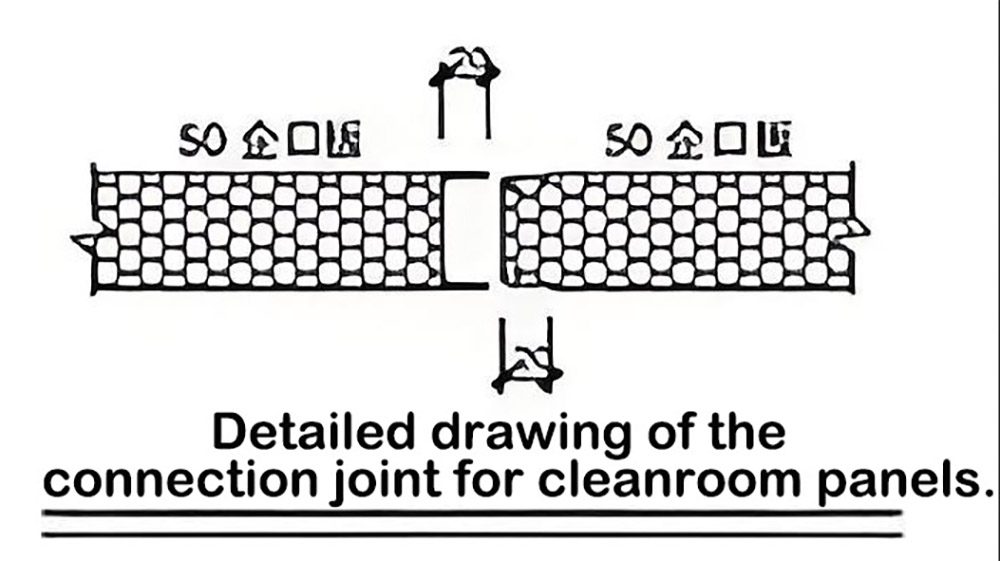 Detailed drawing of the connection joint for cleanroom panels..jpg.jpg