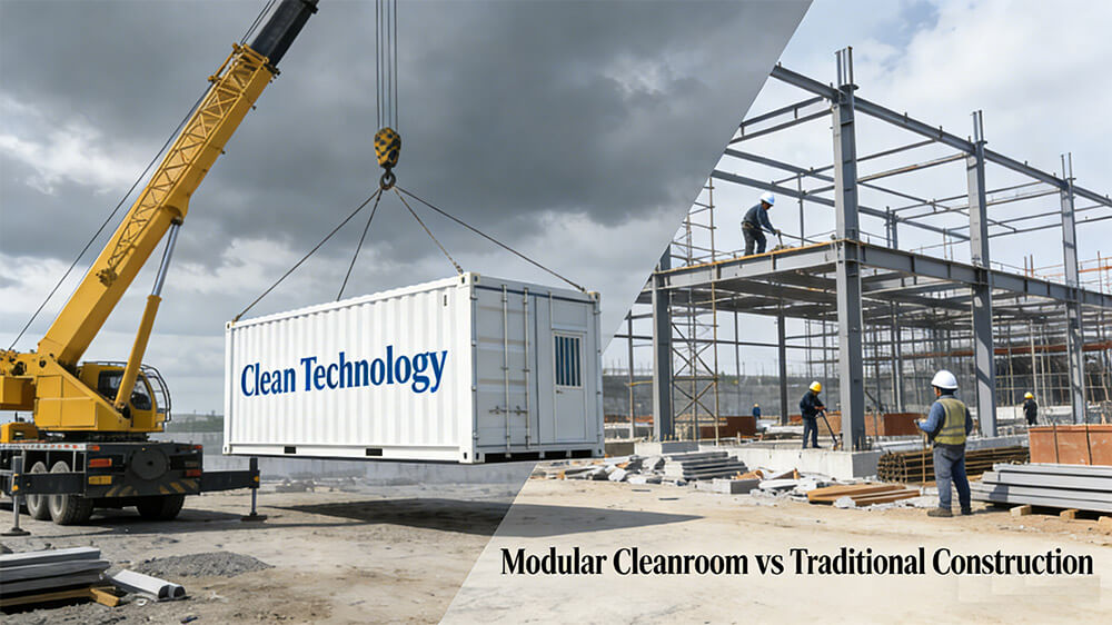 Container Cleanrooms vs. Traditional Bui