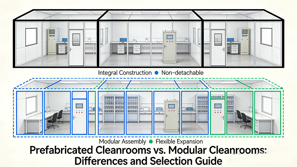 Prefabricated vs. Modular Cleanrooms: Wh
