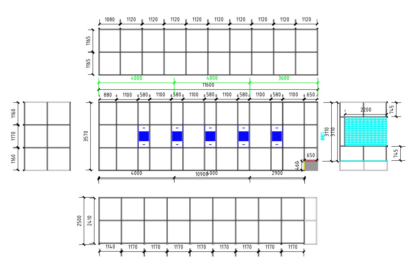 60㎡ Yitiannuo Optoelectronics Cleanroom Layout diagram