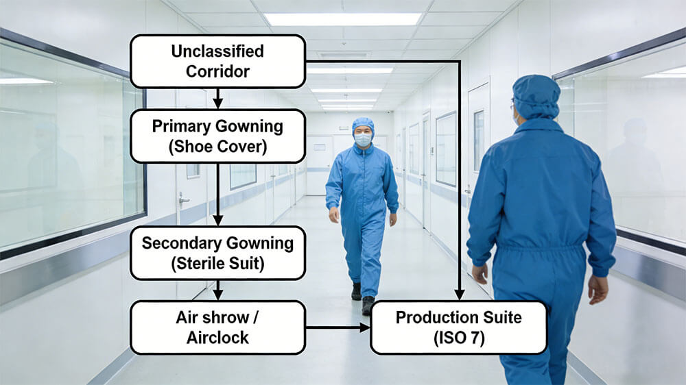 Pharmaceutical Modular Cleanroom Personnel Flow & Gowning Logic.jpg